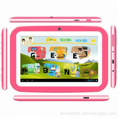 7-inch Children's Tablet PC, 1024 x 600p HD Screen/RK3028 Dual Core CPU/Wi-Fi/Bluetooth/Dual Camera